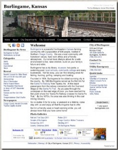 Burlngame, Kansas Website
